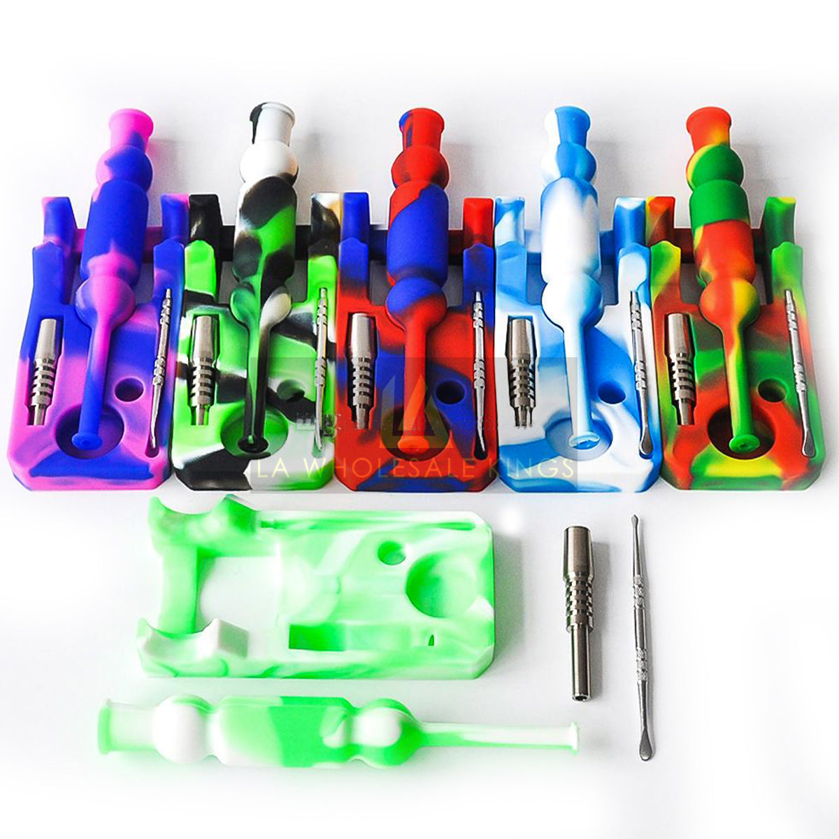 Silicone Nectar Collector Kit in Multicolor