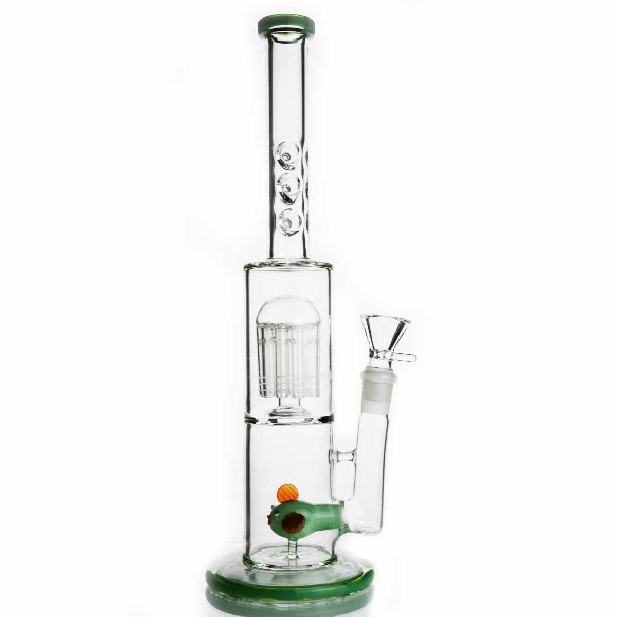 14'' WATER PIPE with Tree Shower and Fish Perc