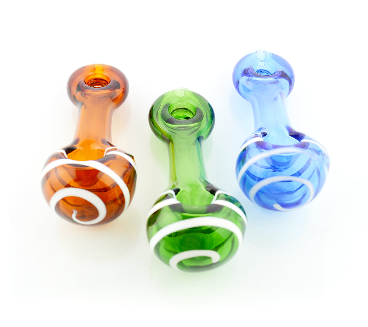 3.5'' Hand PIPE Color Tube with Lining Head donut Design