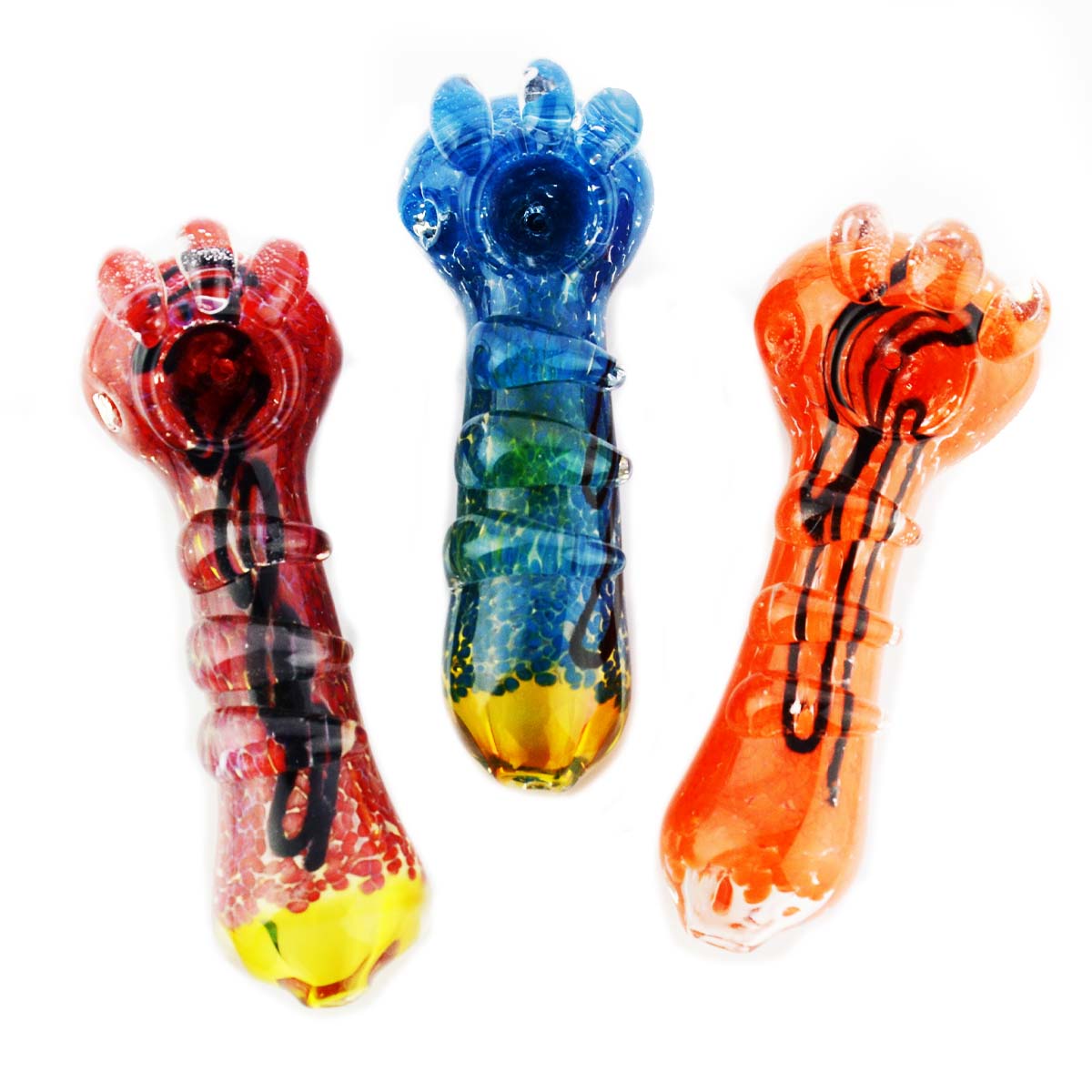 4.5'' Full Frit Hand PIPE Approx 150 Grams