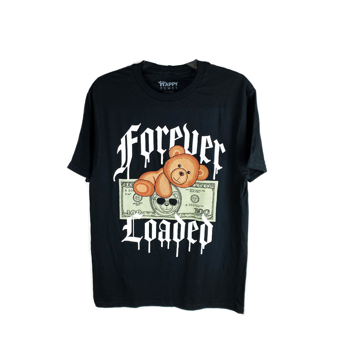 Forever Loaded 100% Cotton T-SHIRT, Pack of 6 Units 1S, 2M, 2L, 1XL