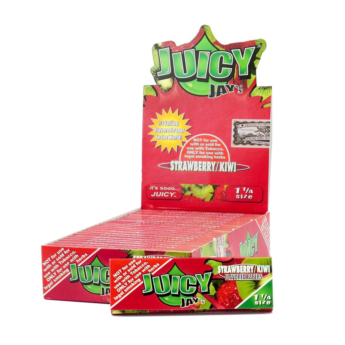 Juicy Jays Strawberry Kiwi Flavored ROLLING PAPERS 1 1/4