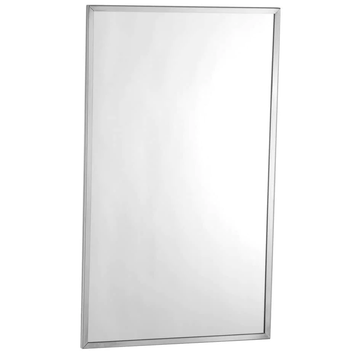 Bobrick B-165-2436 (24 x 36) Channel-Frame Mirror 24" W x 36" H