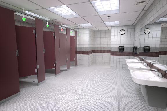 Hadrian Solid Plastic Toilet Partitions