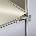 STAINLESS STEEL WRAP-AROUND HINGES