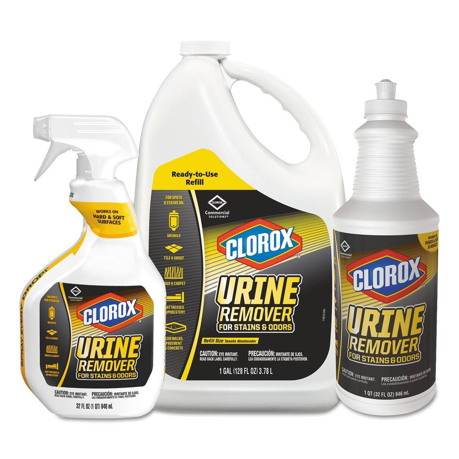Clorox Urine Remover For Stains And Odors 32 Oz Pull Top Bottle 6 Carton Clo31415