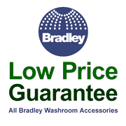 Bradley 5241-00 Commercial Toilet Paper Dispenser, Surface-Mounted, Aluminum