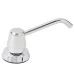 Bobrick B-822 Commercial Liquid Soap Dispenser, Countertop Mounted, Manual-Push, Stainless Steel - 4