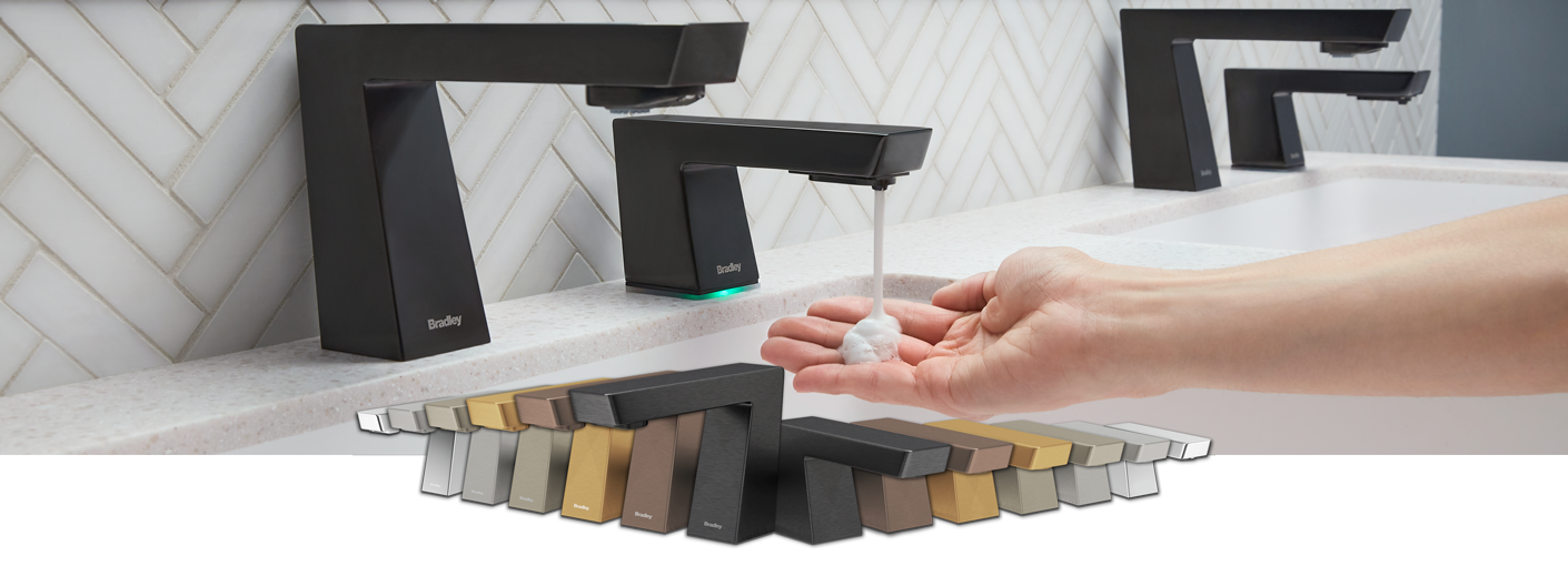 Touch-free Verge Matching Soap & Faucets