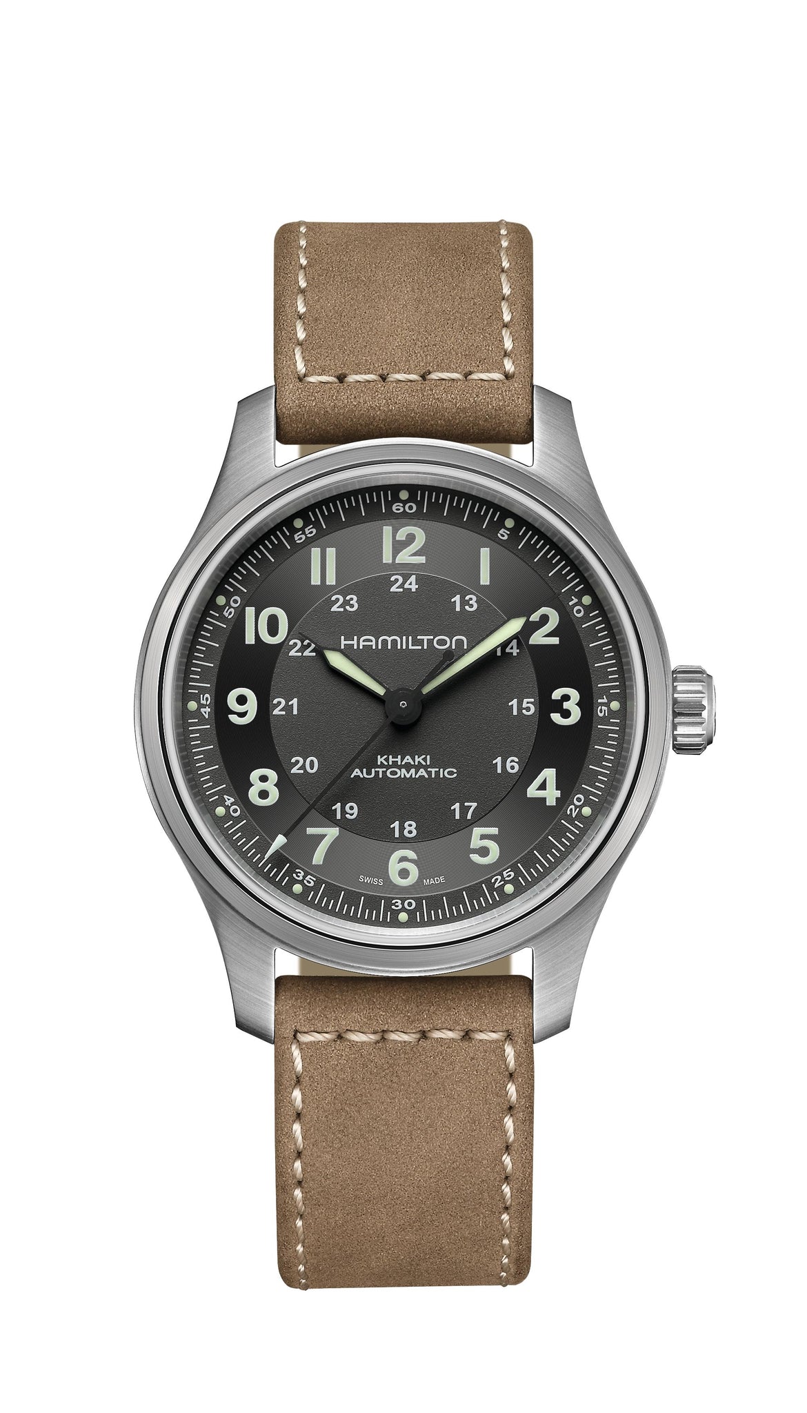 Hamilton Khaki Field Mechanical (White Dial / 42mm) – Hemsleys 