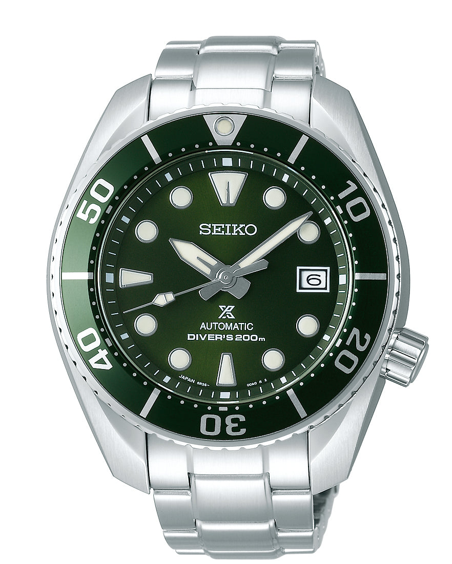Seiko Prospex Diver SPB103 Automatic (Green Dial / 45mm) – Hemsleys  Jewellers