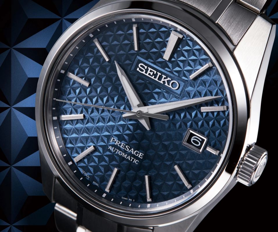 Seiko Presage Sharp Edged SPB167 Automatic (Blue Dial / 39mm) – Hemsleys  Jewellers