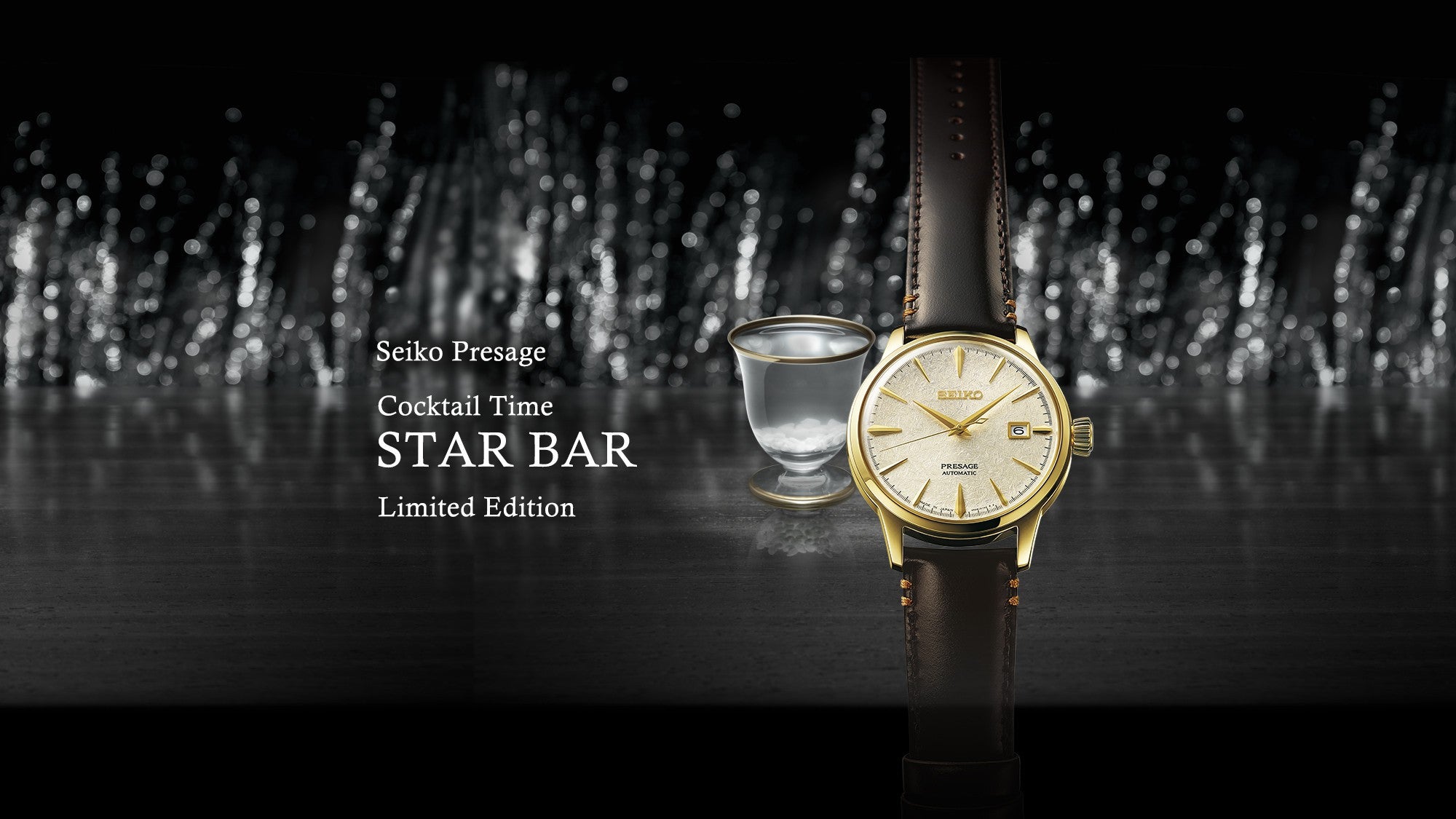 Seiko Presage Cocktail Time SRPH78 Star Bar Limited Edition Automatic –  Hemsleys Jewellers