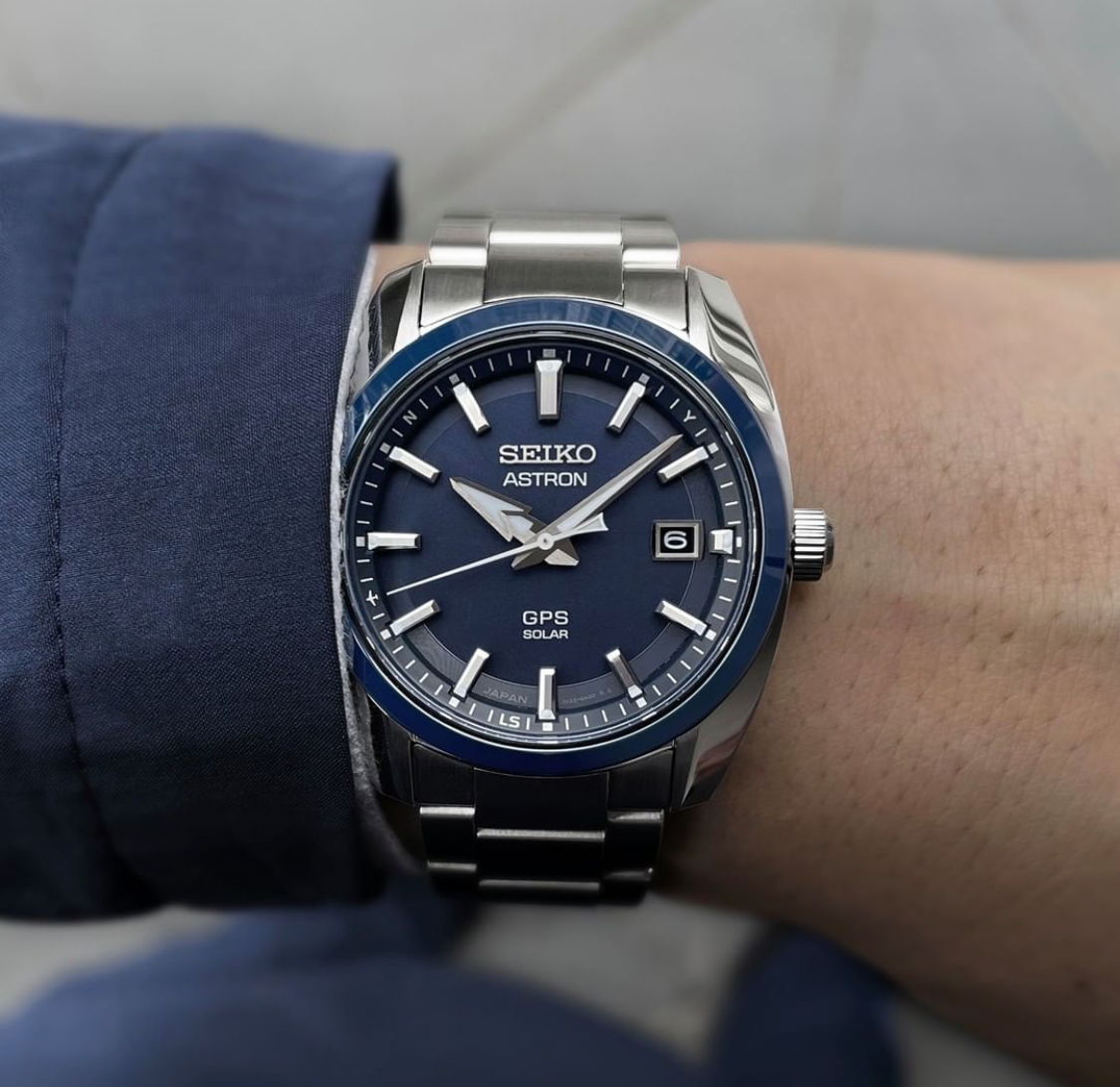 Seiko Astron SSJ003 (Blue Dial / 39mm) – Hemsleys Jewellers