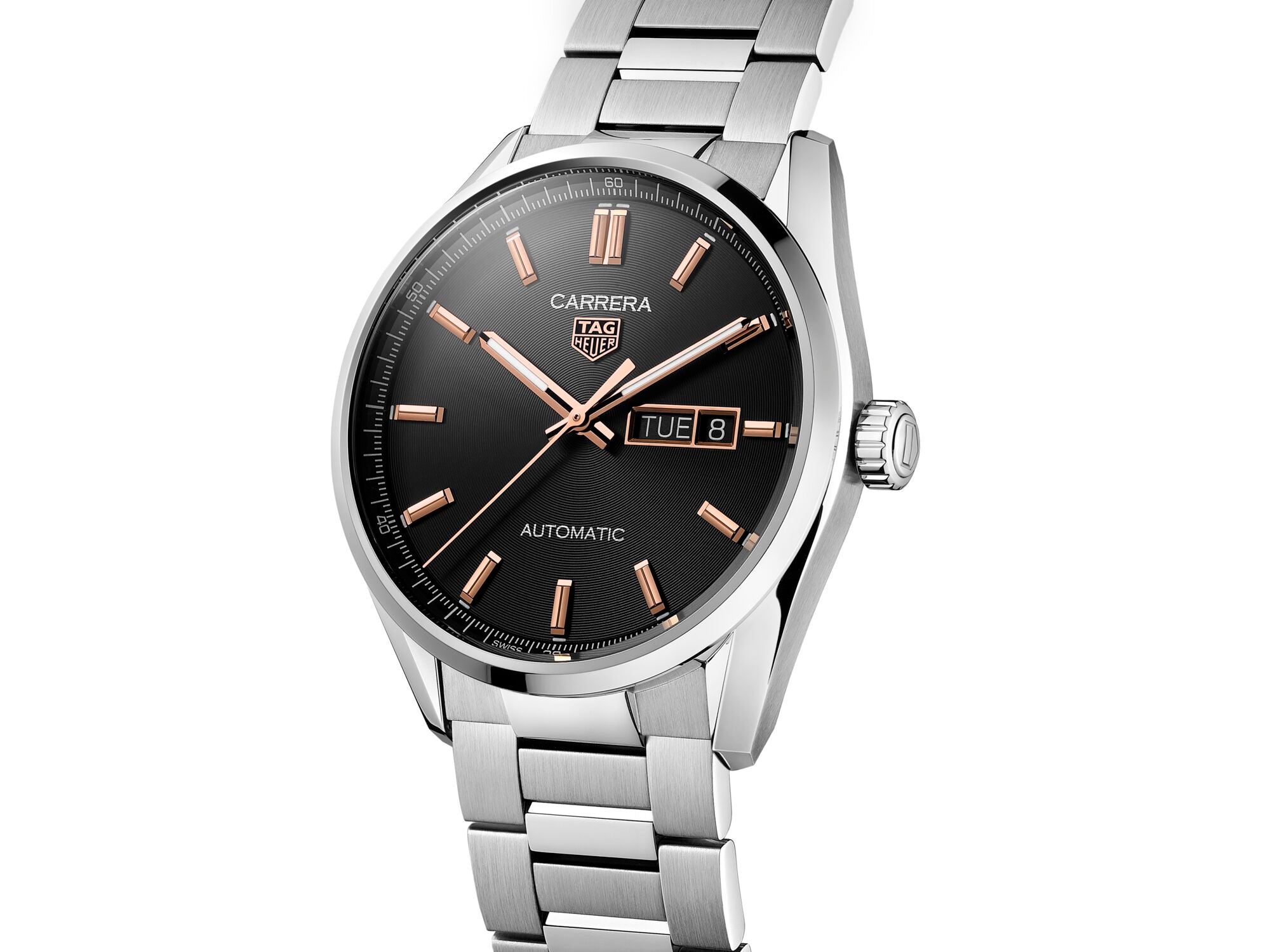 TAG Heuer Carrera Day-Date Automatic (Silver Dial / 41mm 