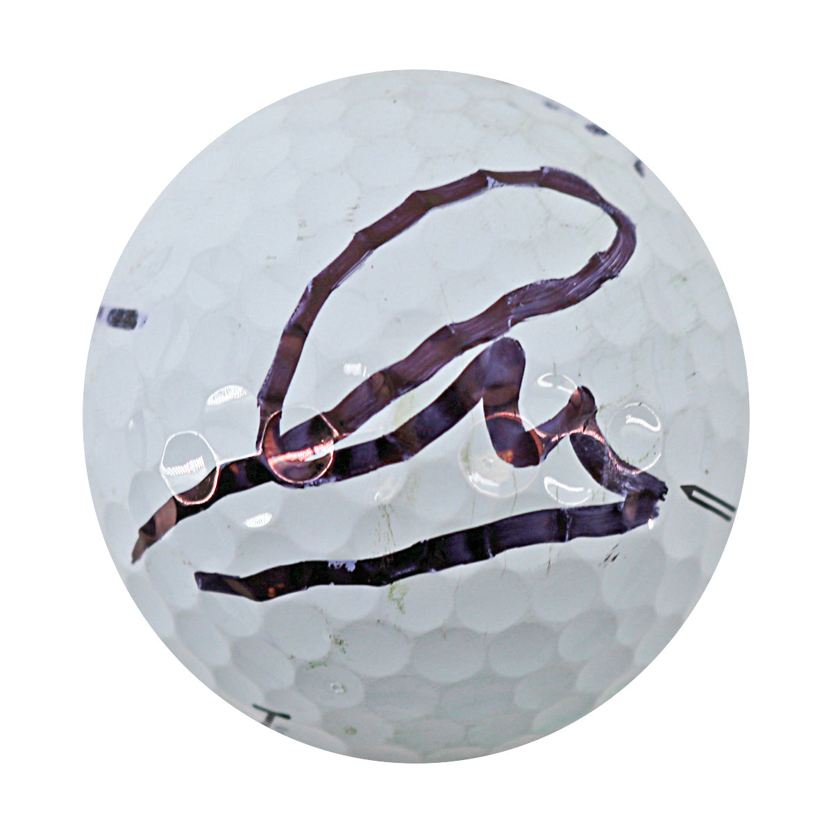 Luis Masaveu Team Fireballs Autographed Match Used Titleist Pro VIX Golf Ball