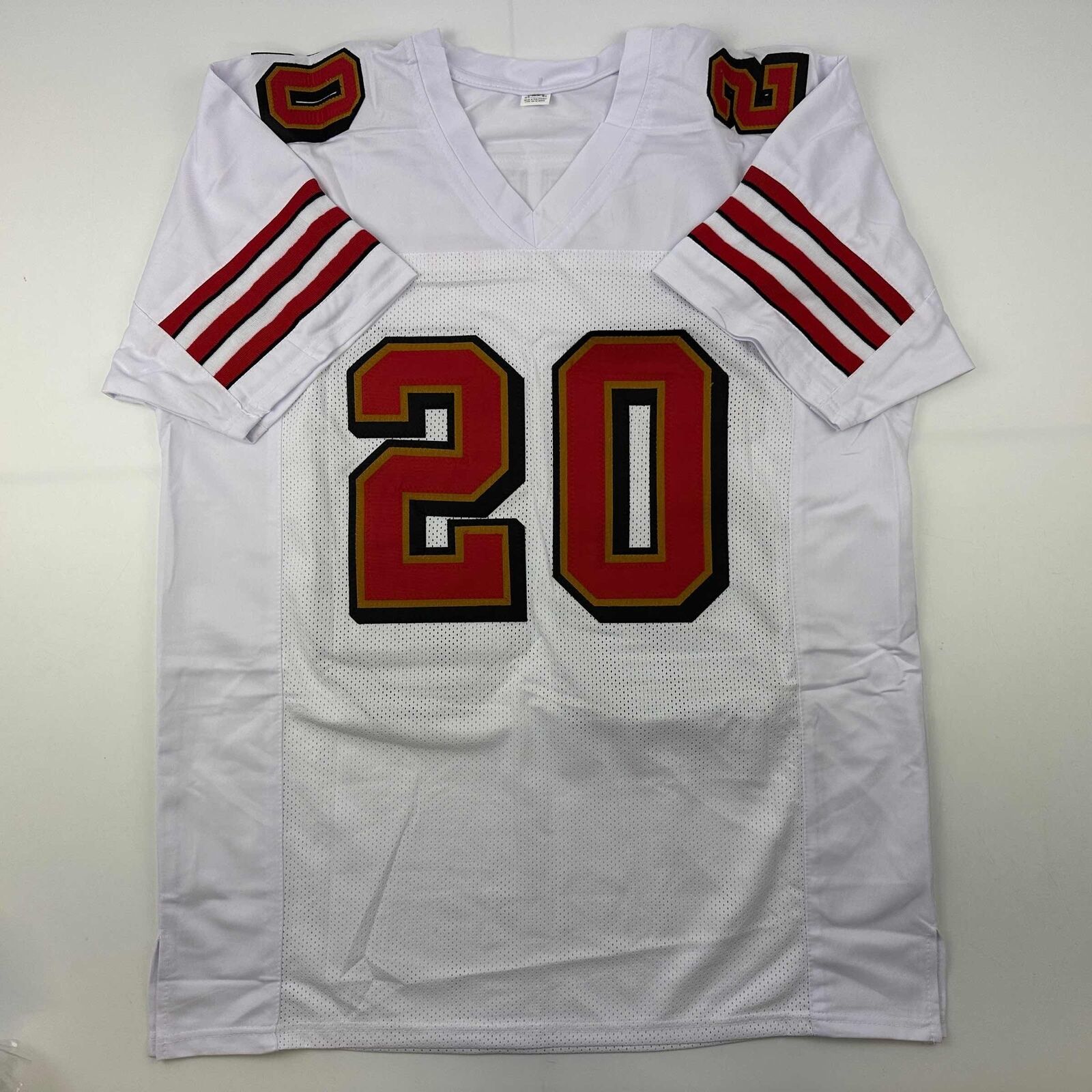 Garrison Hearst Signed San Francisco 49ers White Jersey (JSA COA) 2xPr –