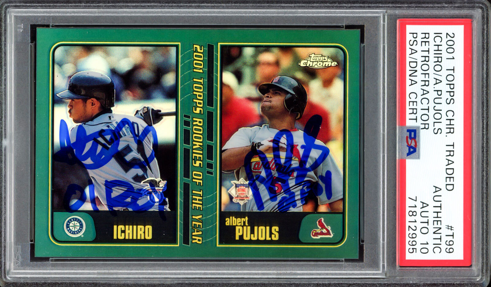 ichiro イチロー ルーキー 2001 TOPPS CHROME PSA9-