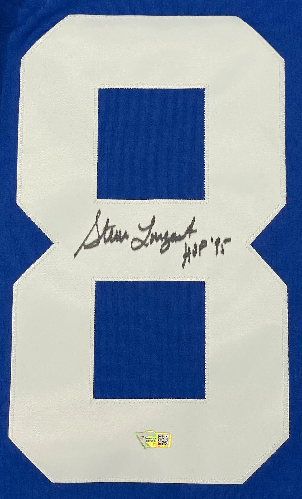 Seattle Seahawks Steve Largent Autographed Blue Authentic Mitchell & Ness  1985 Throwback Jersey Size XL HOF '95 MCS Holo