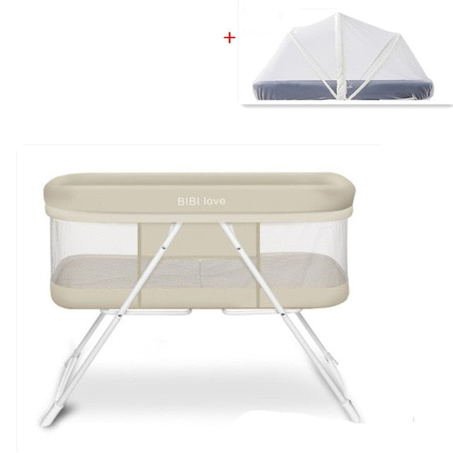 pouch portable baby bed