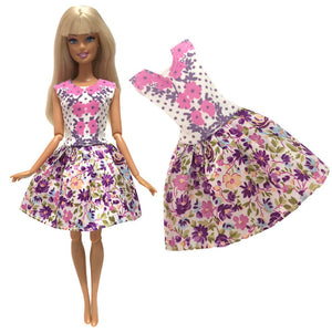 barbie doll dress shopping