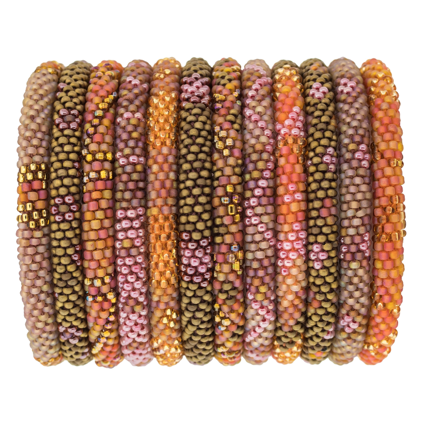 Saffron Roll-on Nepali Bracelets