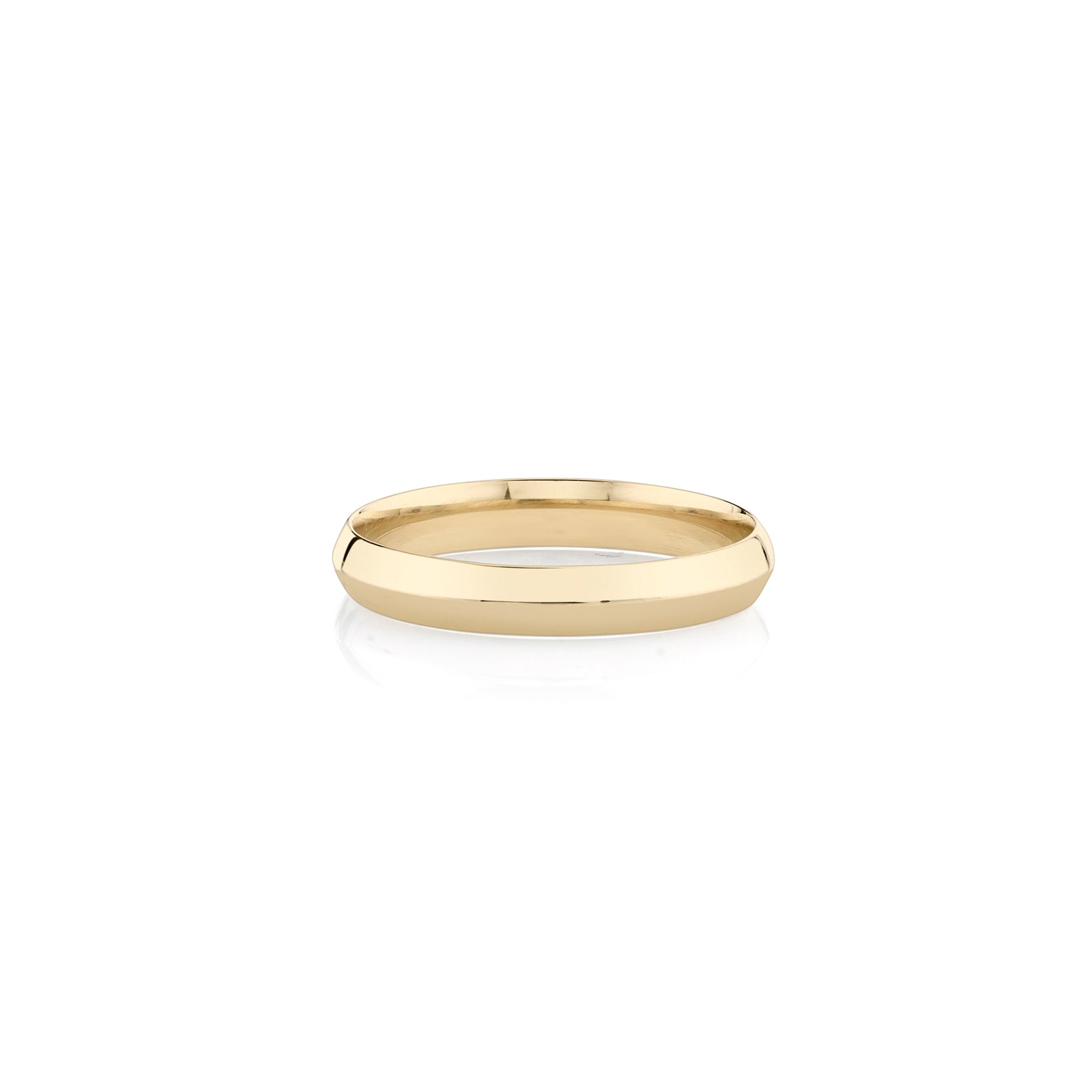 Knife Edge Band | Mociun 18K Gold