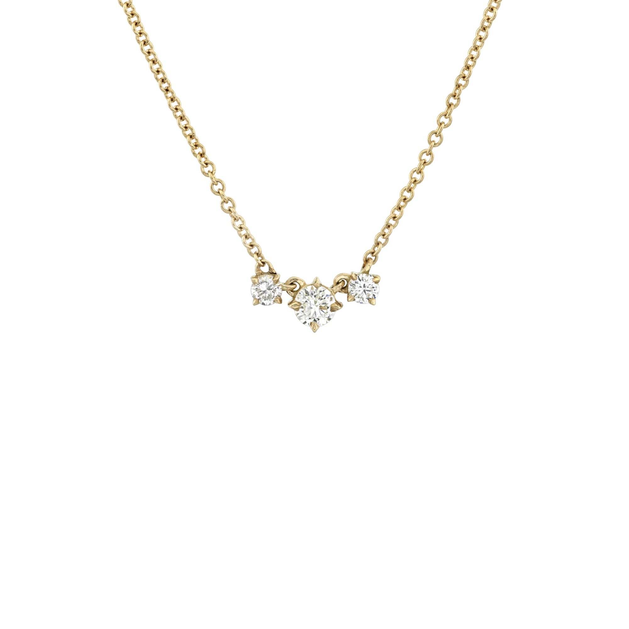 Lab Grown Diamond V-Necklace | MiaDonna