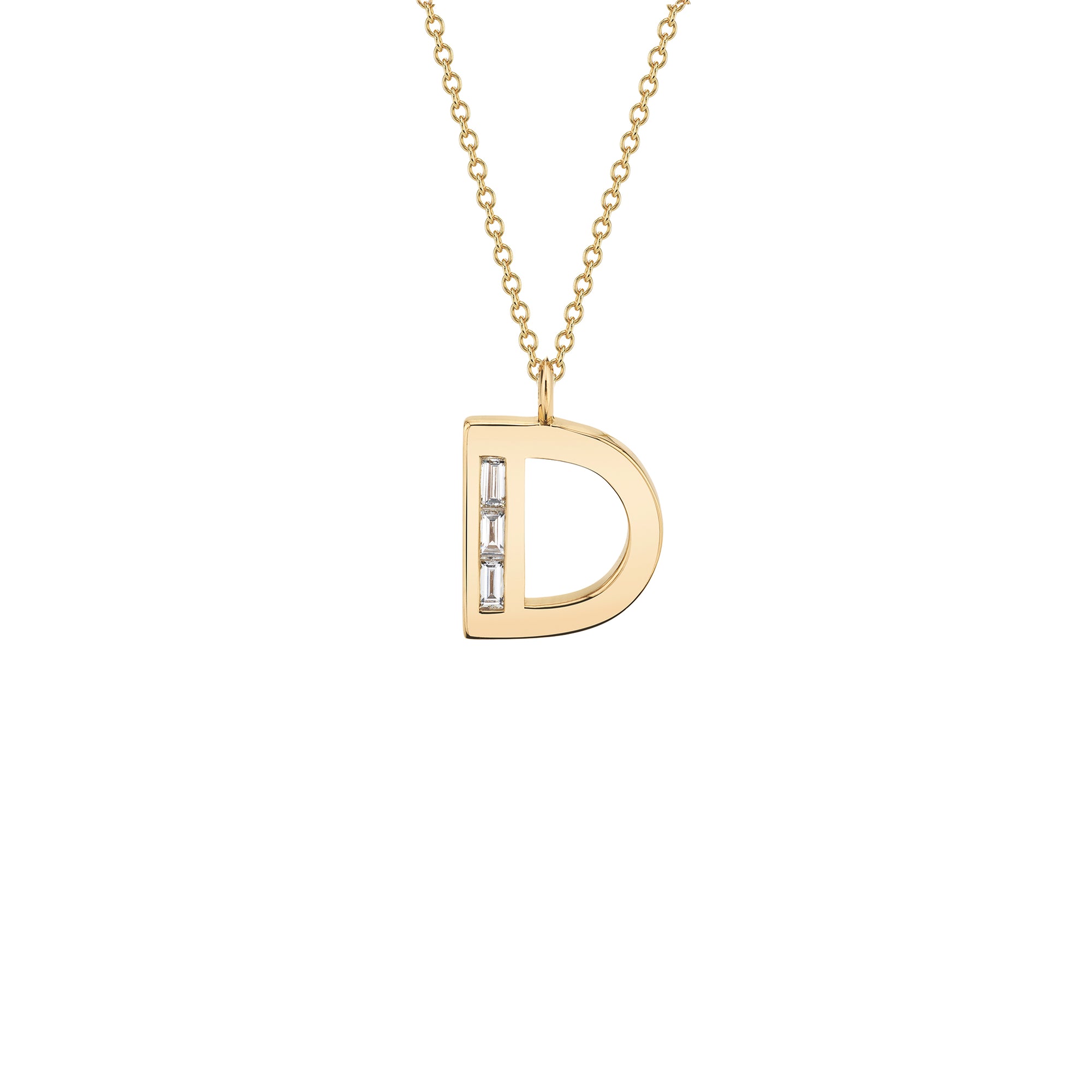 Chapeau d´ O INITIAL NECKLACE