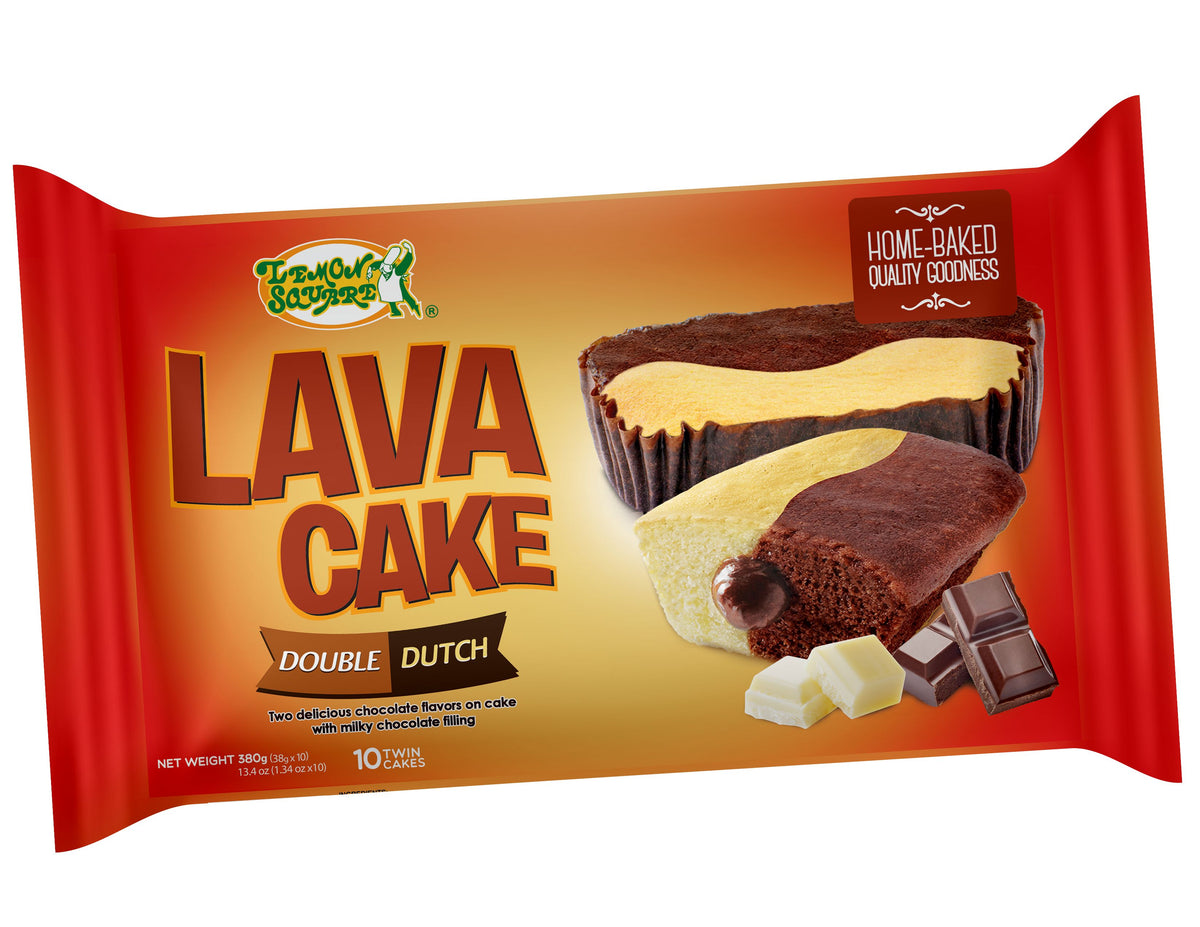 Buy Lemon Square Lava Cake Twin Double Dutch 38g x 10s Online ...