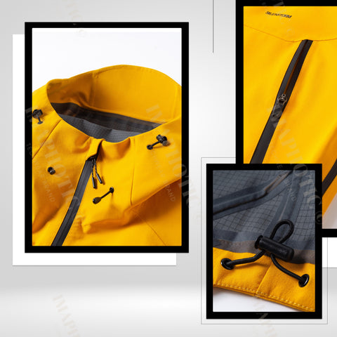 Yellow Waterproof winter jacket