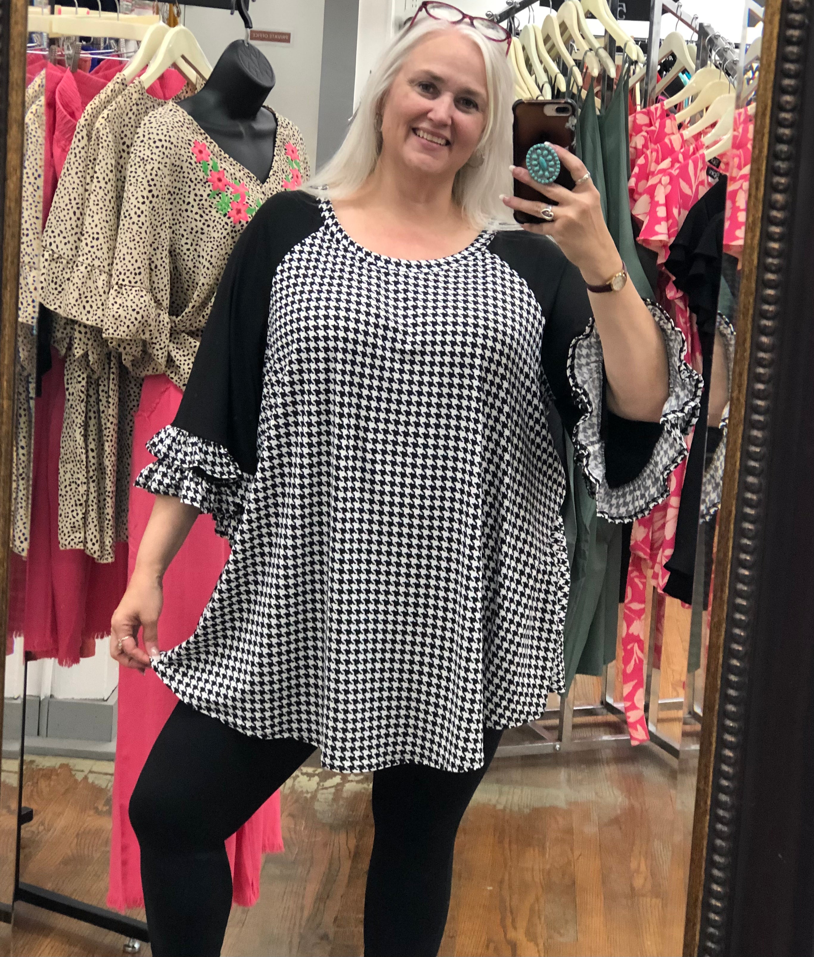 EPL Jacque Houndstooth Top