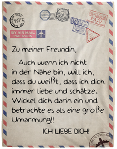 An die freundin brief Ein Brief