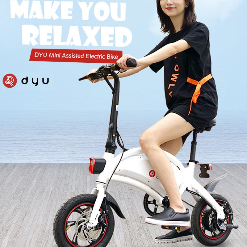 dyu folding electric bike