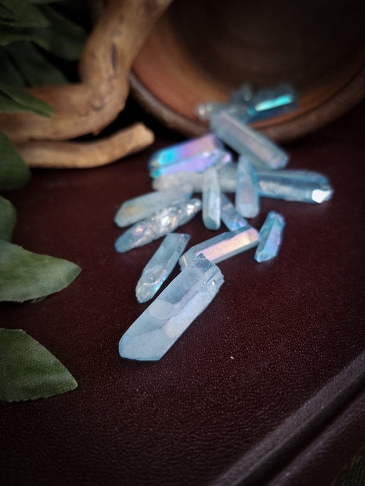 Quartz Crystal | Blue | Drilled