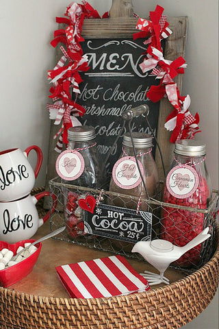 hot chocolate bar