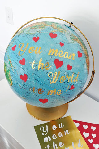 you are my world globe