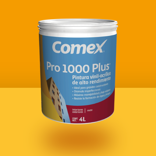 Pintura Vinílica Pro 1000 Plus® | Comex | Pintacomex
