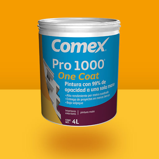 Pintura Vinílica Pro 1000 One Coat® | Comex | Pintacomex