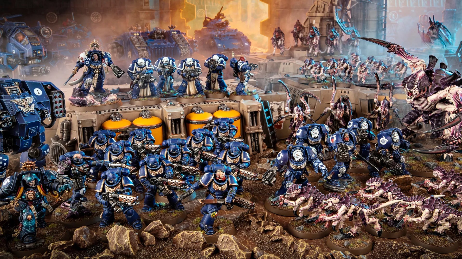 Paintbrush Model Starter Kit - Games Workshop Intercessors & Paint Set