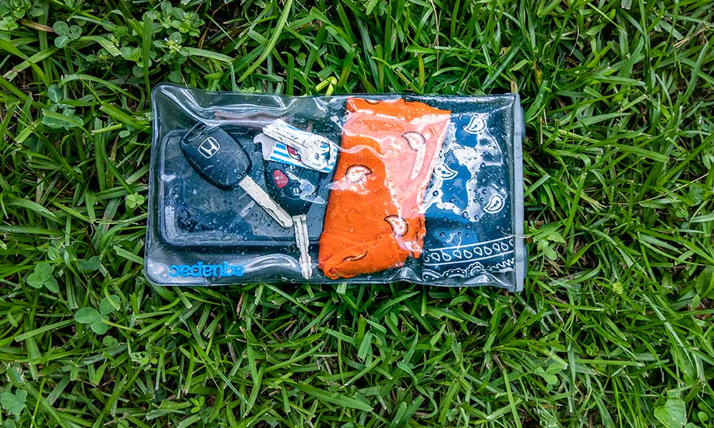 Aquapac Waterproof Pouch | French Broad River Float | Flashpacker Chronicles