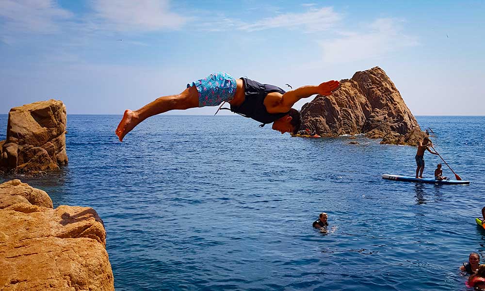 Cliff Diving at Costa Brava | Adventure Travel | Spain