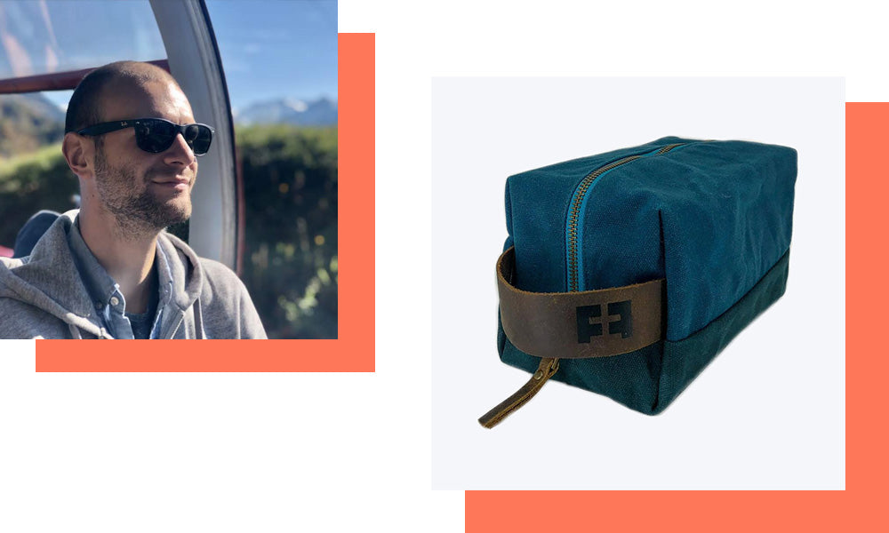 Flashpacker Holiday Gift Guide | Fat Felt Dopp Kit