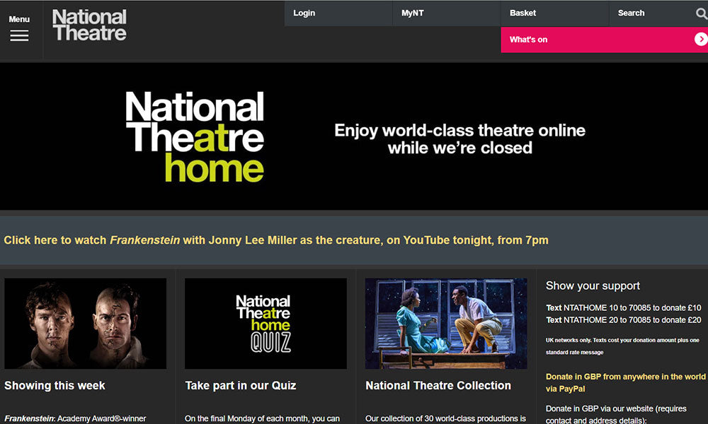 National Theatre at Home | Flashpacker Chronicles