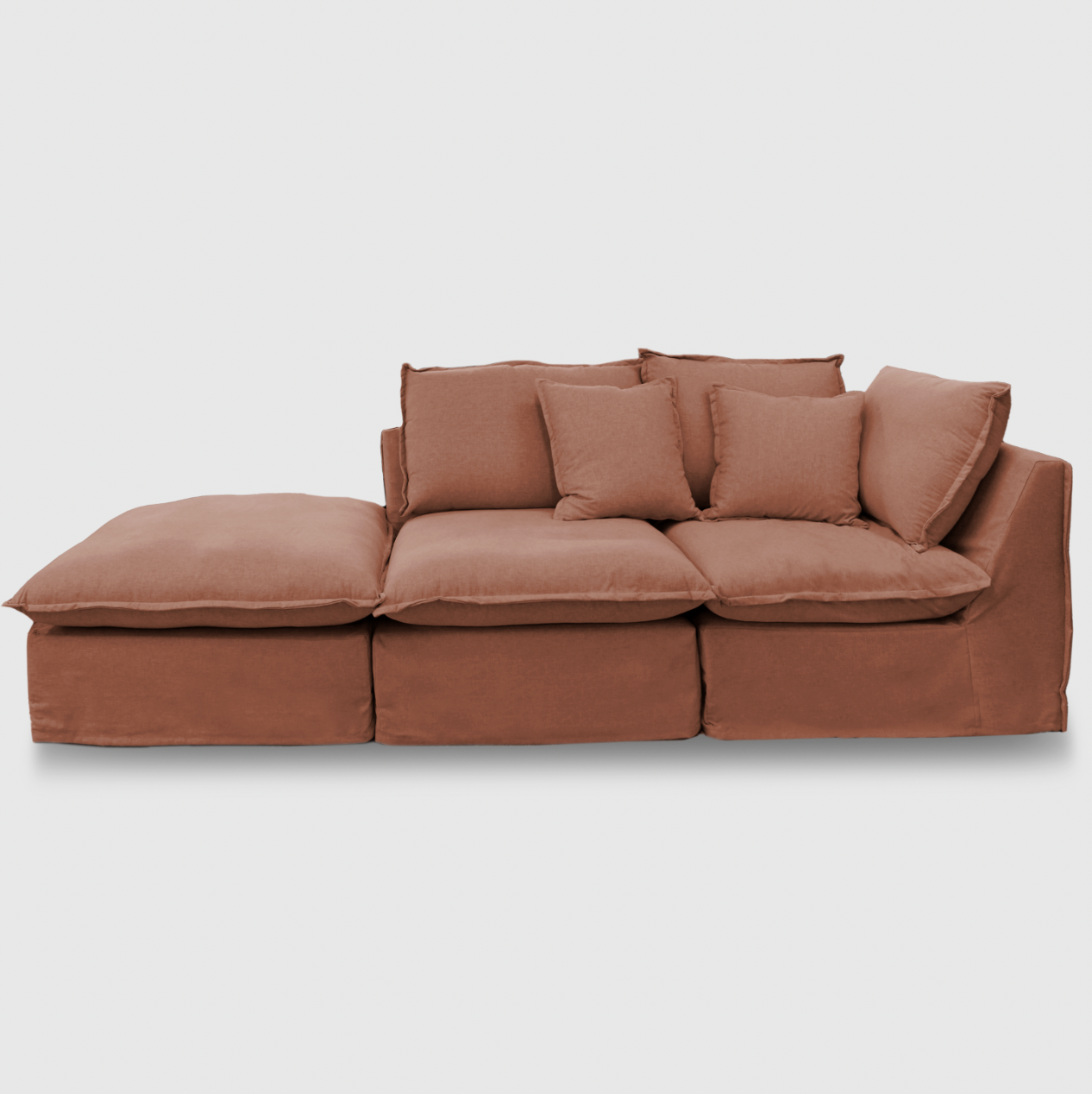 Byron Slip Cover Sofa - Modular Package 1 - Chambray