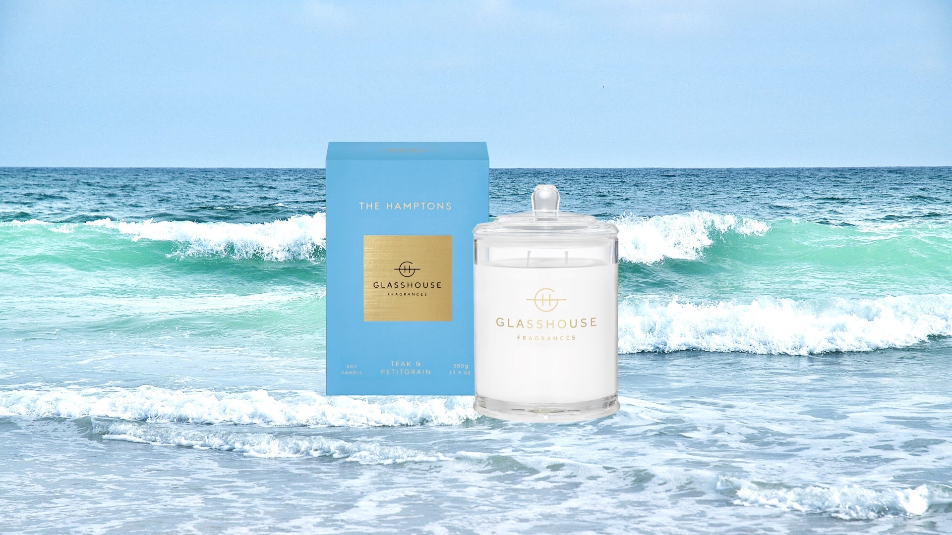 The Hamptons Glasshouse Fragrances candle