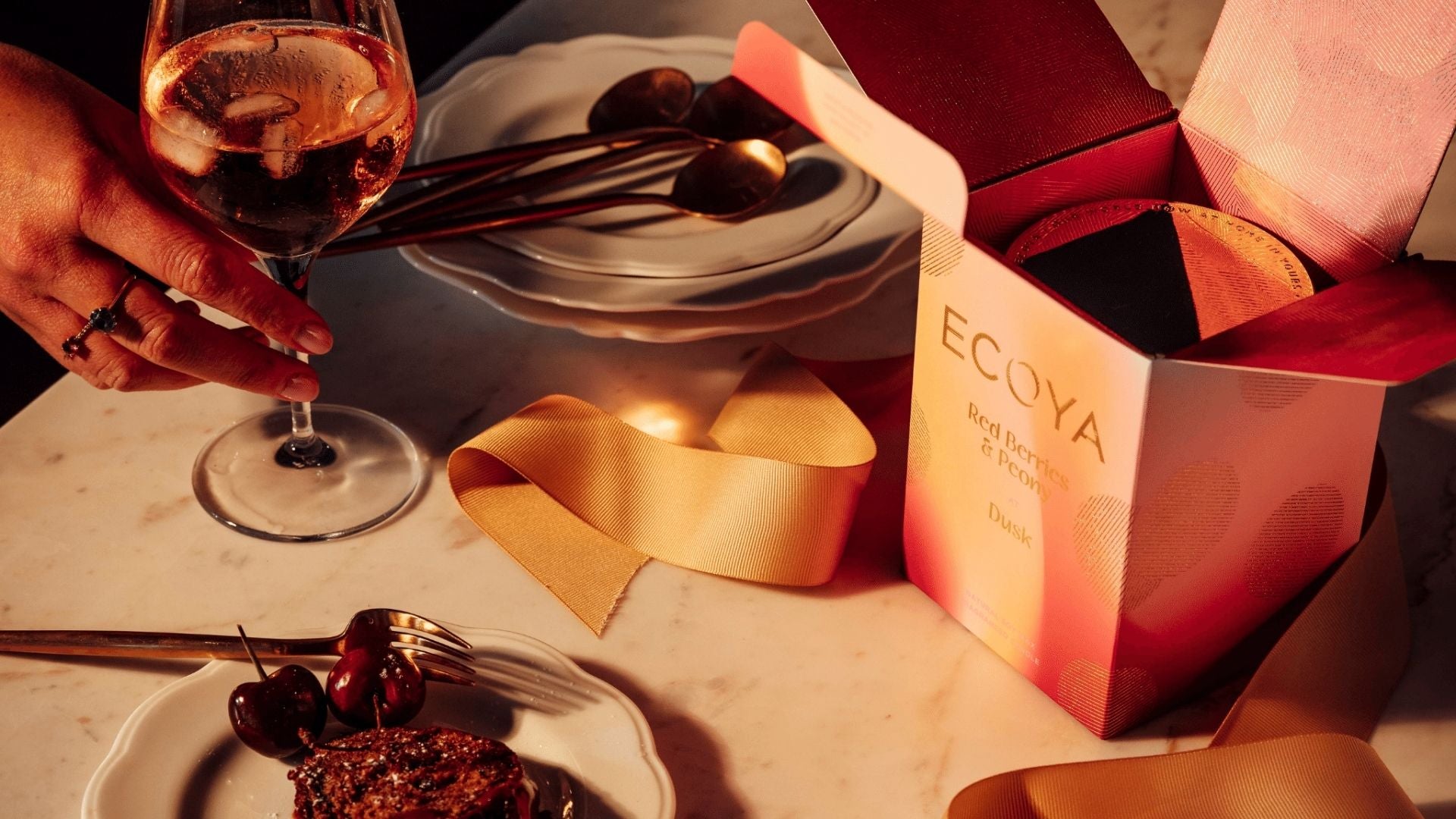 Ecoya Christmas scented candles