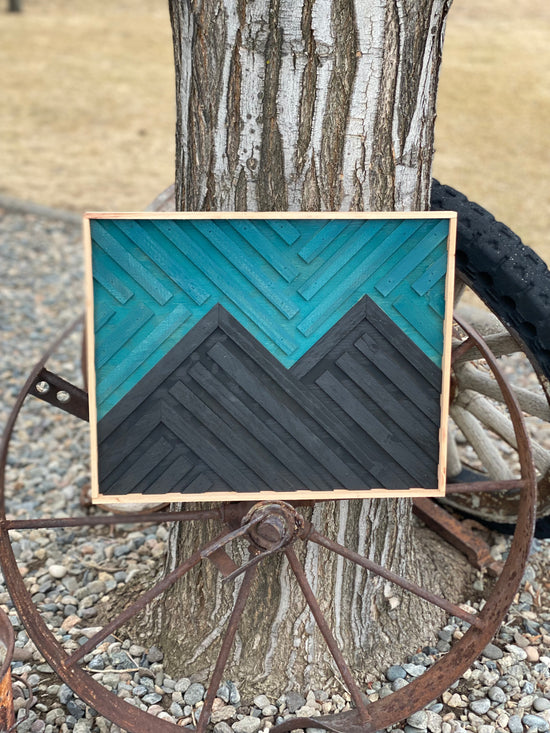 Handmade Wood Mountain Wall Art Brings Great Outdoors Into Any Home