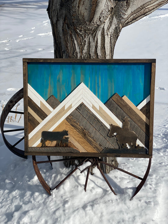 Handmade Wood Mountain Wall Art Brings Great Outdoors Into Any Home