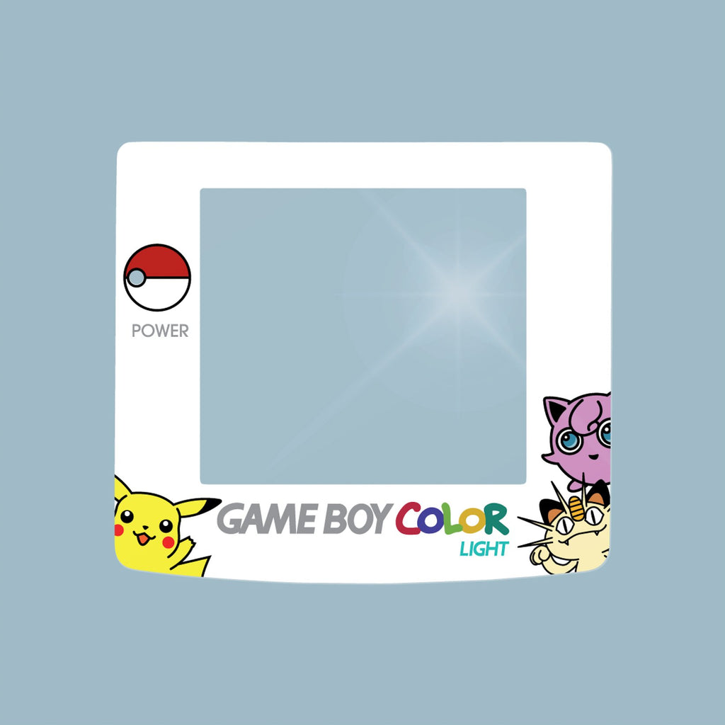Glass Game Boy Color Pokemon (Pikachu, Chikorita, Cyndaquil